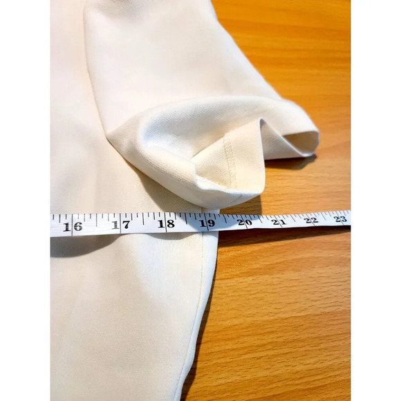 Gal Meets Glam Dress Sz 12 Ivory Midi Classic Modest Femme Romantic Chic Retro - Picture 8 of 12